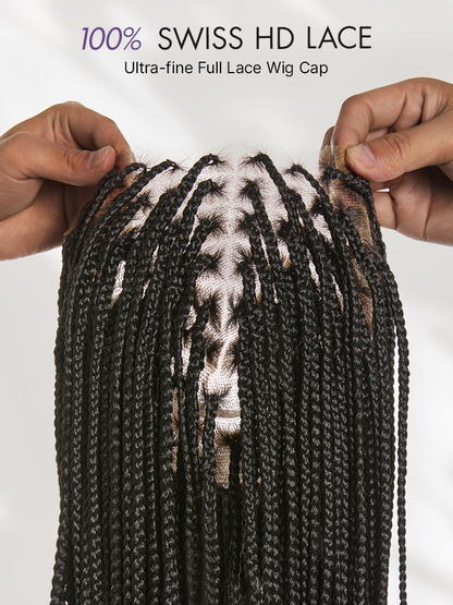 🔥Last Day: 58% Off🔥 Salon Braids HD Lace Knotless Wig