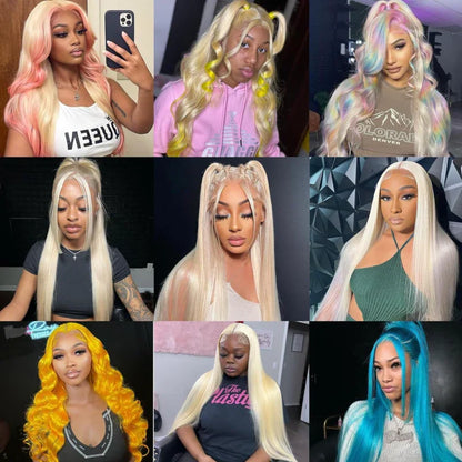 ⚡ Final Hours – Up to 57% Off🌷💥Straight HD Transparent Lace Front Wigs Human Hair