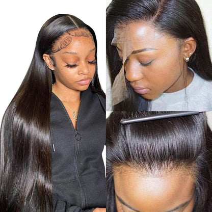 ⚡ Final Hours – Up to 57% Off🌷💥Straight HD Transparent Lace Front Wigs Human Hair