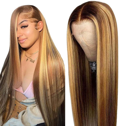 ⚡ Final Hours – Up to 57% Off🌷💥Straight HD Transparent Lace Front Wigs Human Hair