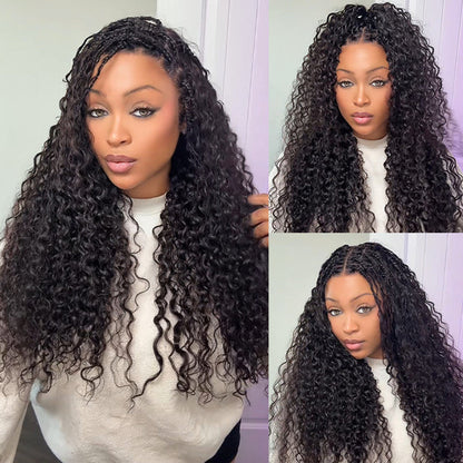 🔥Last Day:60% Off✨ No Glue, No Hassle – Natural Wavy & Braided Wigs