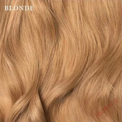 New Glueless Short Wavy Bob Hair Brown mixed Blonde Wavy Wig